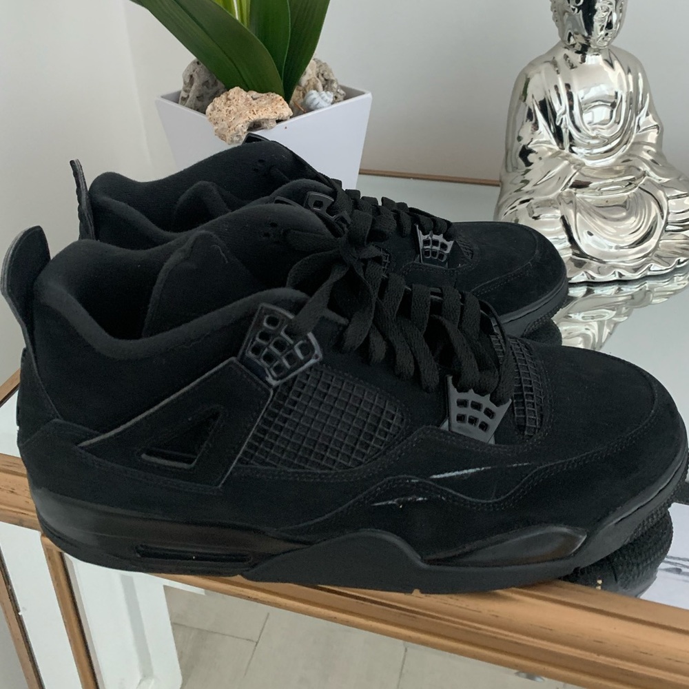 Jordan 4 all black size 13